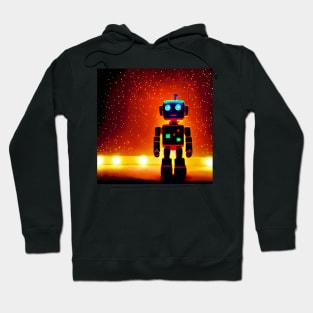 Little Robot looking forward to Christmas Hoodie